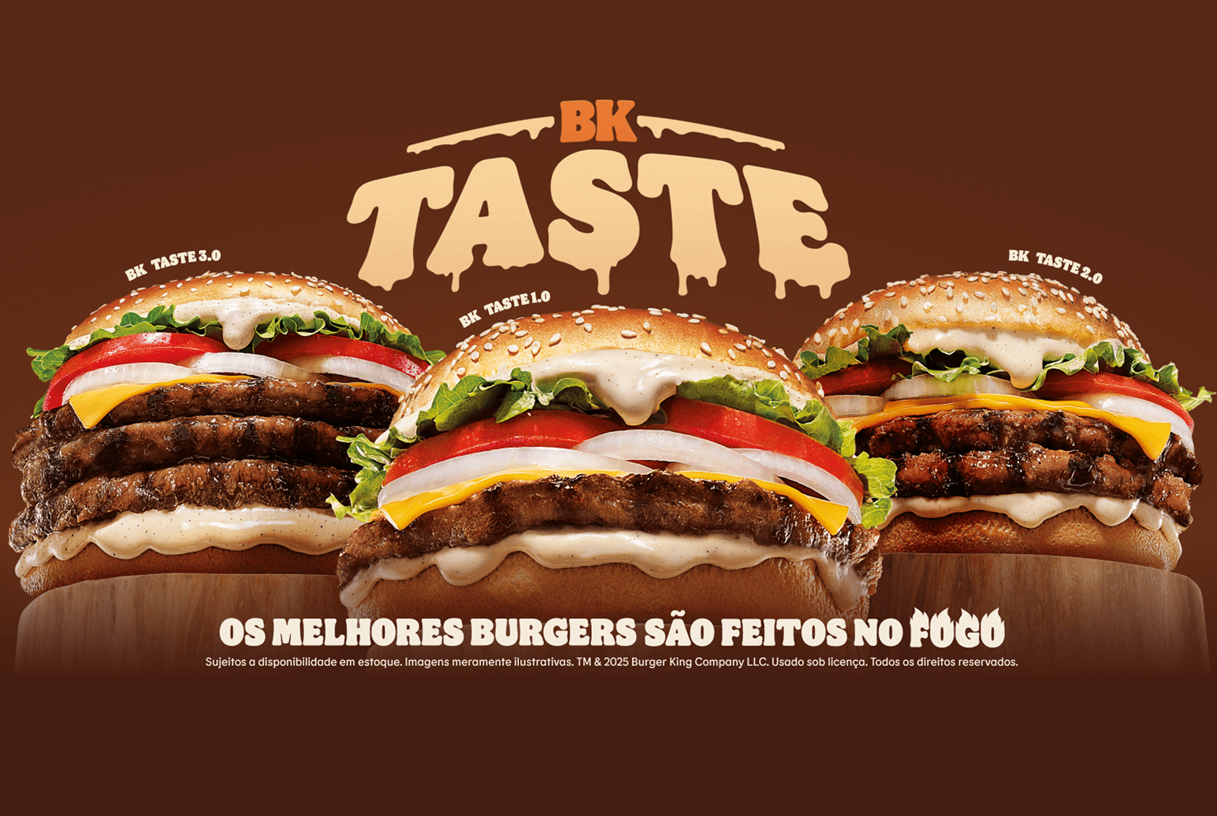 Burger King - Fotos para KVs BK Taste - Agência Almap